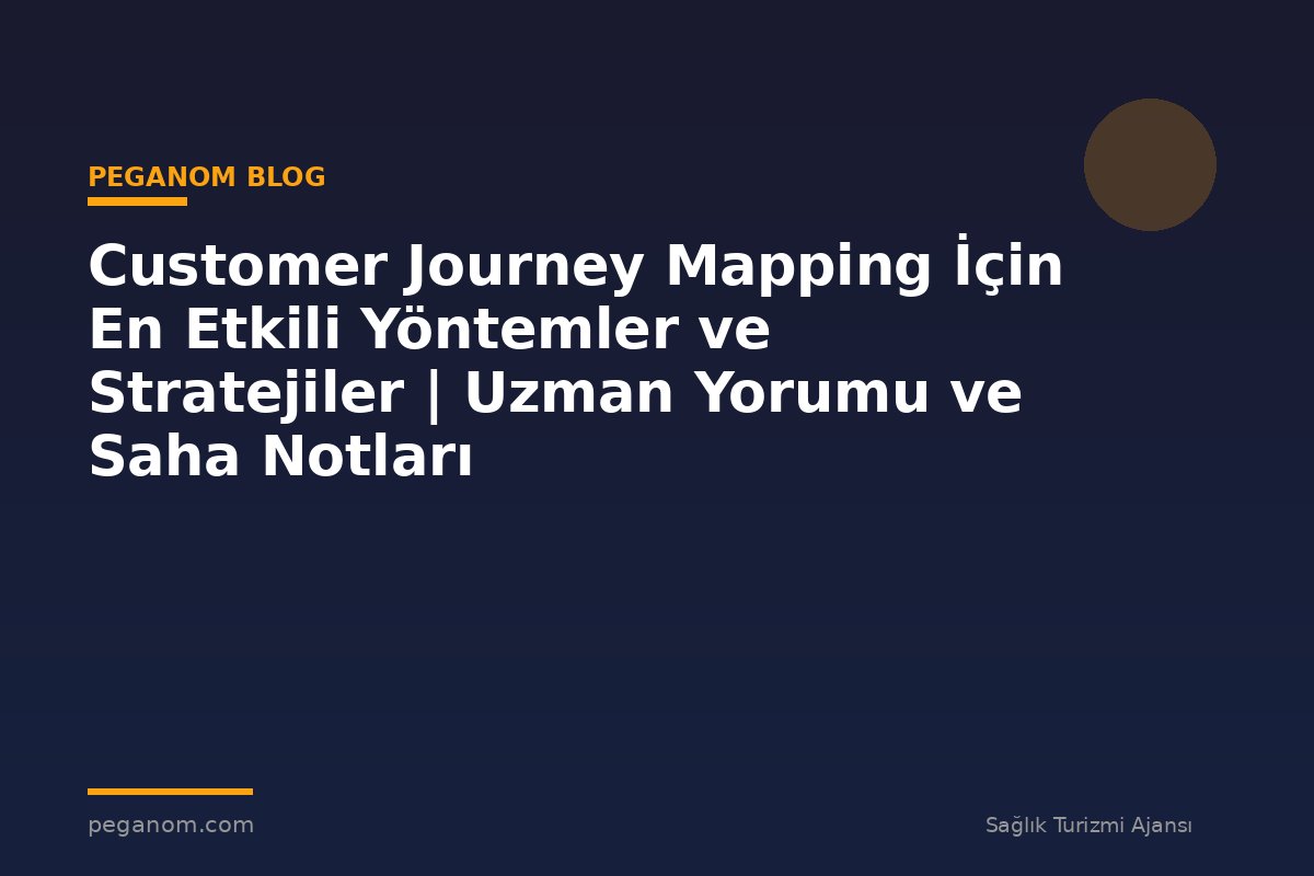 Customer Journey Mapping İçin En Etkili Yöntemler ve Stratejiler | Uzman Yorumu ve Saha Notları