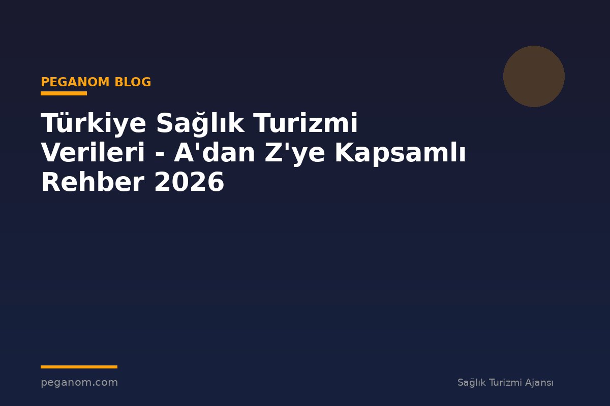 Türkiye Sağlık Turizmi Verileri - A'dan Z'ye Kapsamlı Rehber 2026