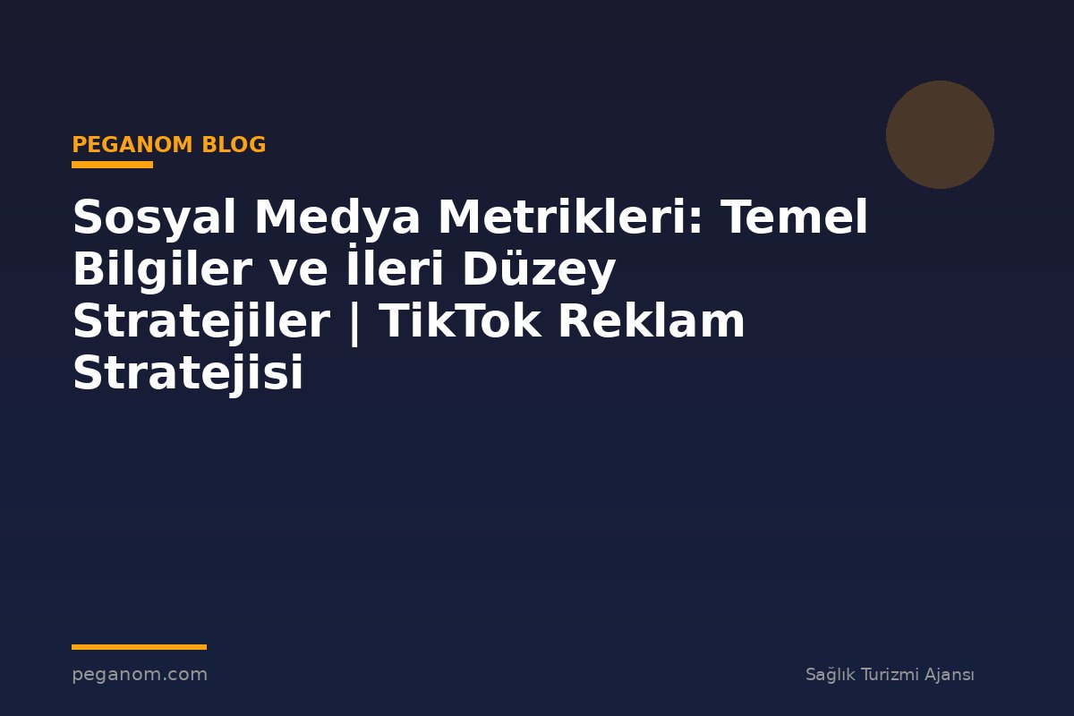 Sosyal Medya Metrikleri: Temel Bilgiler ve İleri Düzey Stratejiler | TikTok Reklam Stratejisi