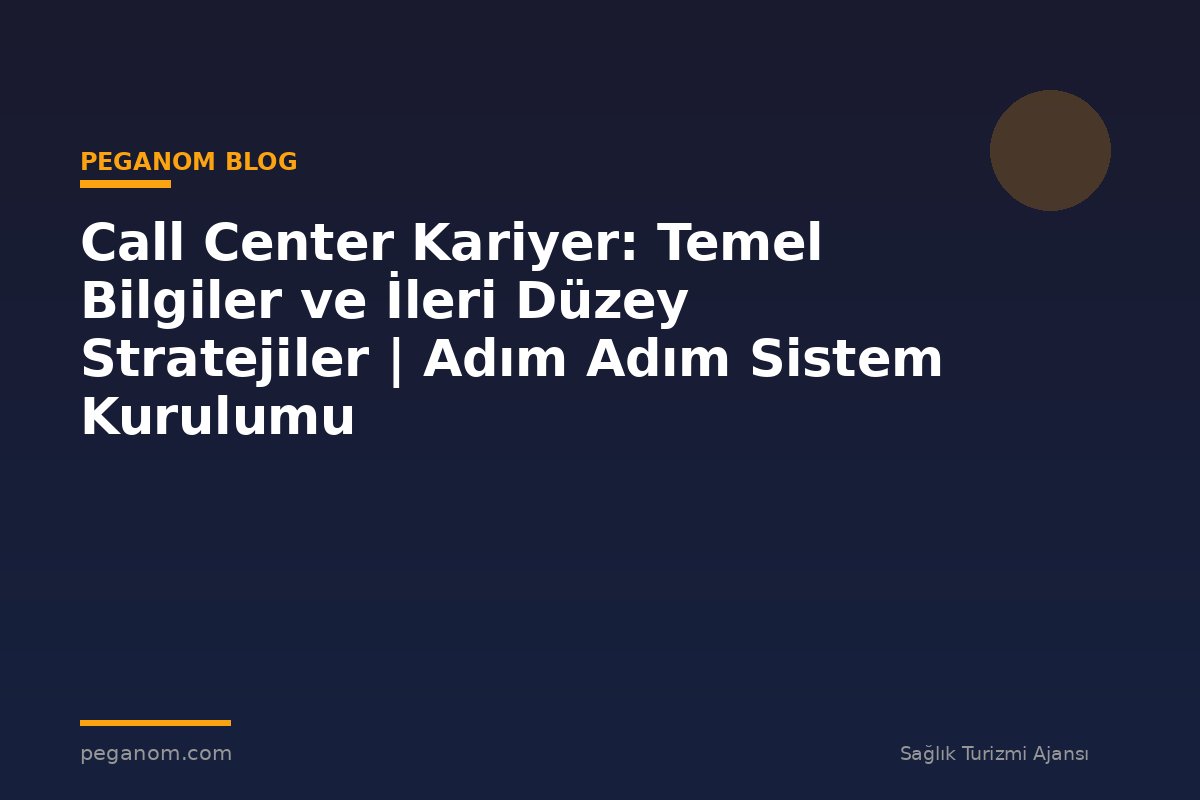 Call Center Kariyer: Temel Bilgiler ve İleri Düzey Stratejiler | Adım Adım Sistem Kurulumu
