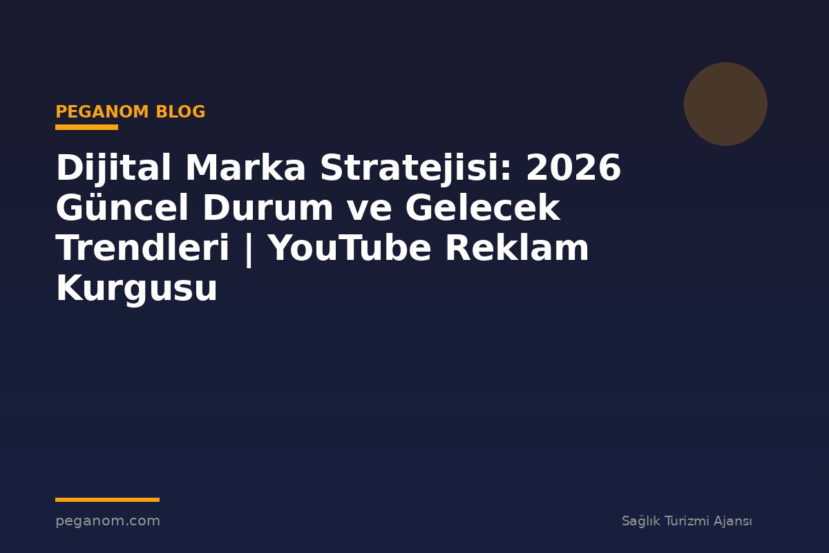 Dijital Marka Stratejisi: 2026 Güncel Durum ve Gelecek Trendleri | YouTube Reklam Kurgusu