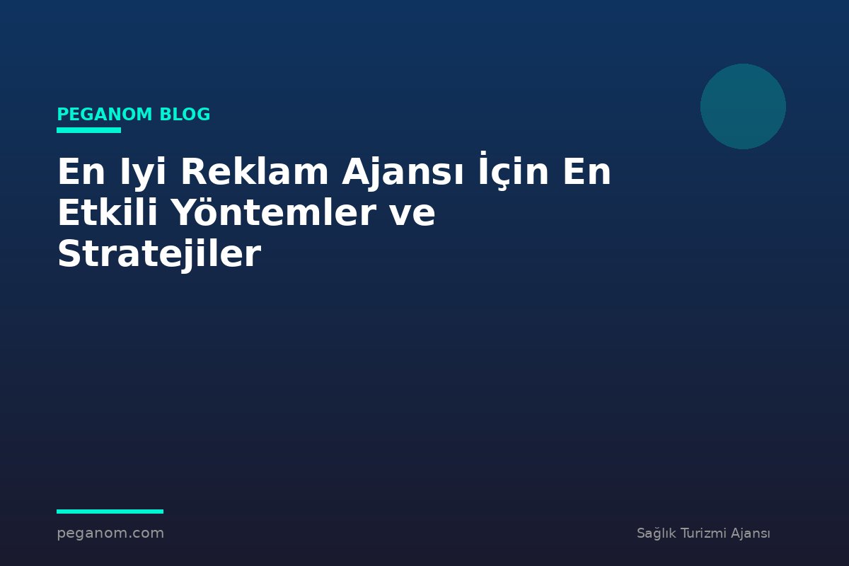 En Iyi Reklam Ajansı İçin En Etkili Yöntemler ve Stratejiler