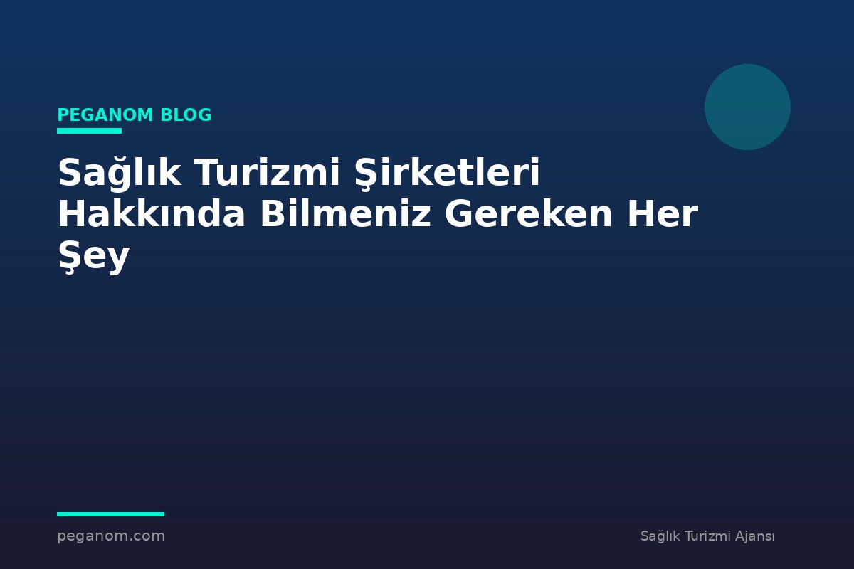 Sağlık Turizmi Şirketleri Hakkında Bilmeniz Gereken Her Şey