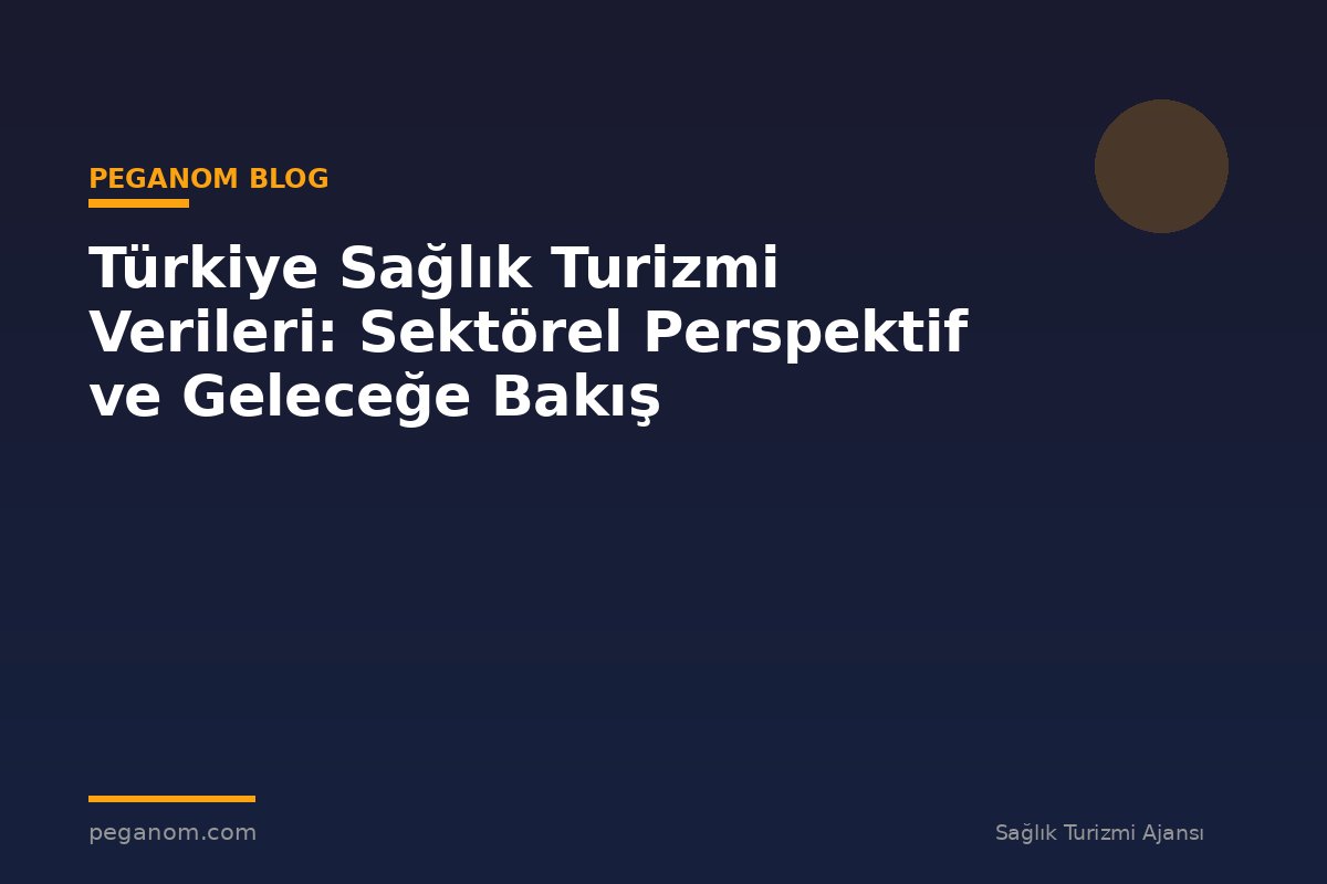 Türkiye Sağlık Turizmi Verileri: Sektörel Perspektif ve Geleceğe Bakış