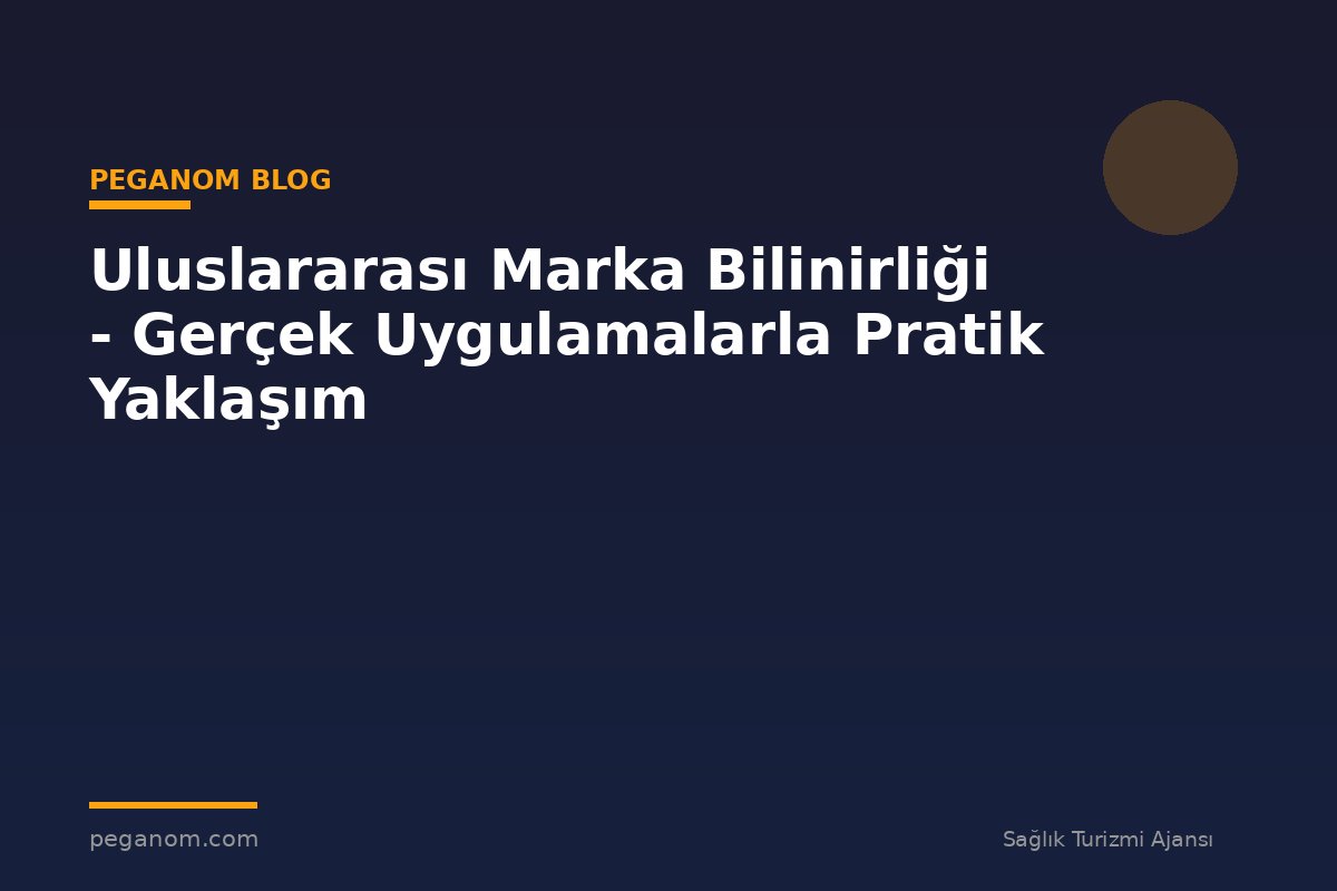 Uluslararası Marka Bilinirliği - Gerçek Uygulamalarla Pratik Yaklaşım