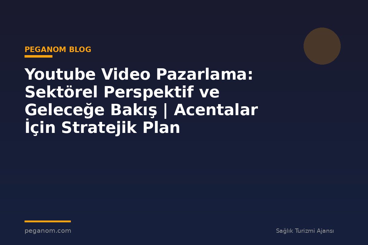 Youtube Video Pazarlama: Sektörel Perspektif ve Geleceğe Bakış | Acentalar İçin Stratejik Plan