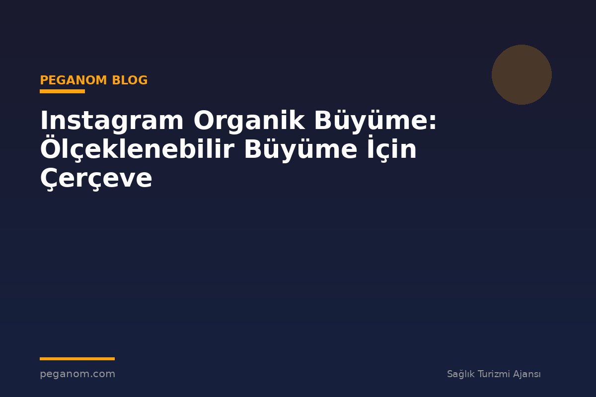Instagram Organik Büyüme: Ölçeklenebilir Büyüme İçin Çerçeve