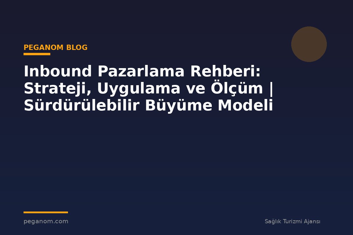 Inbound Pazarlama Rehberi: Strateji, Uygulama ve Ölçüm | Sürdürülebilir Büyüme Modeli
