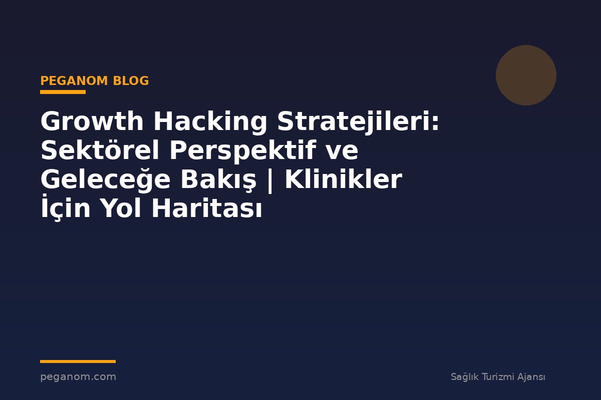 Growth Hacking Stratejileri: Sektörel Perspektif ve Geleceğe Bakış | Klinikler İçin Yol Haritası