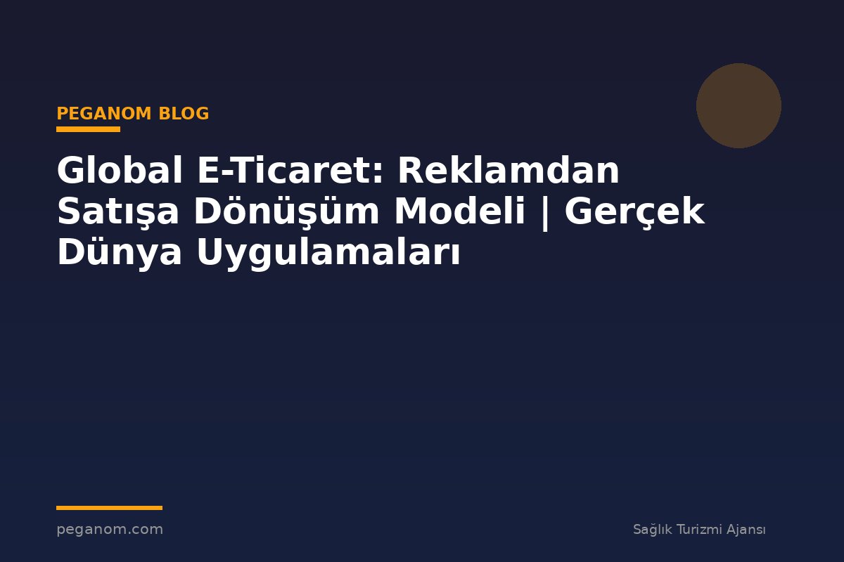 Global E-Ticaret: Reklamdan Satışa Dönüşüm Modeli | Gerçek Dünya Uygulamaları