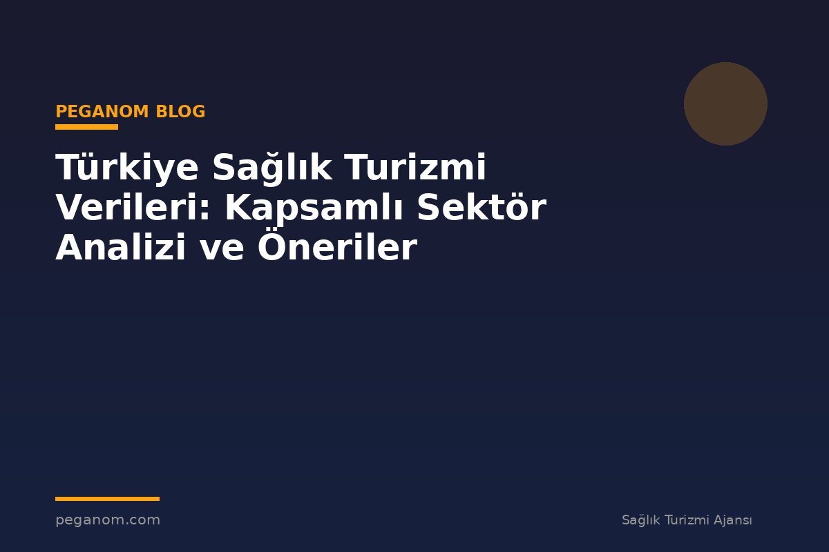 Türkiye Sağlık Turizmi Verileri: Kapsamlı Sektör Analizi ve Öneriler