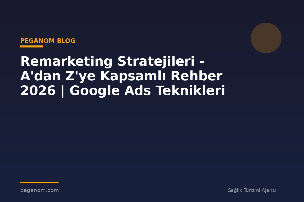 Remarketing Stratejileri - A'dan Z'ye Kapsamlı Rehber 2026 | Google Ads Teknikleri