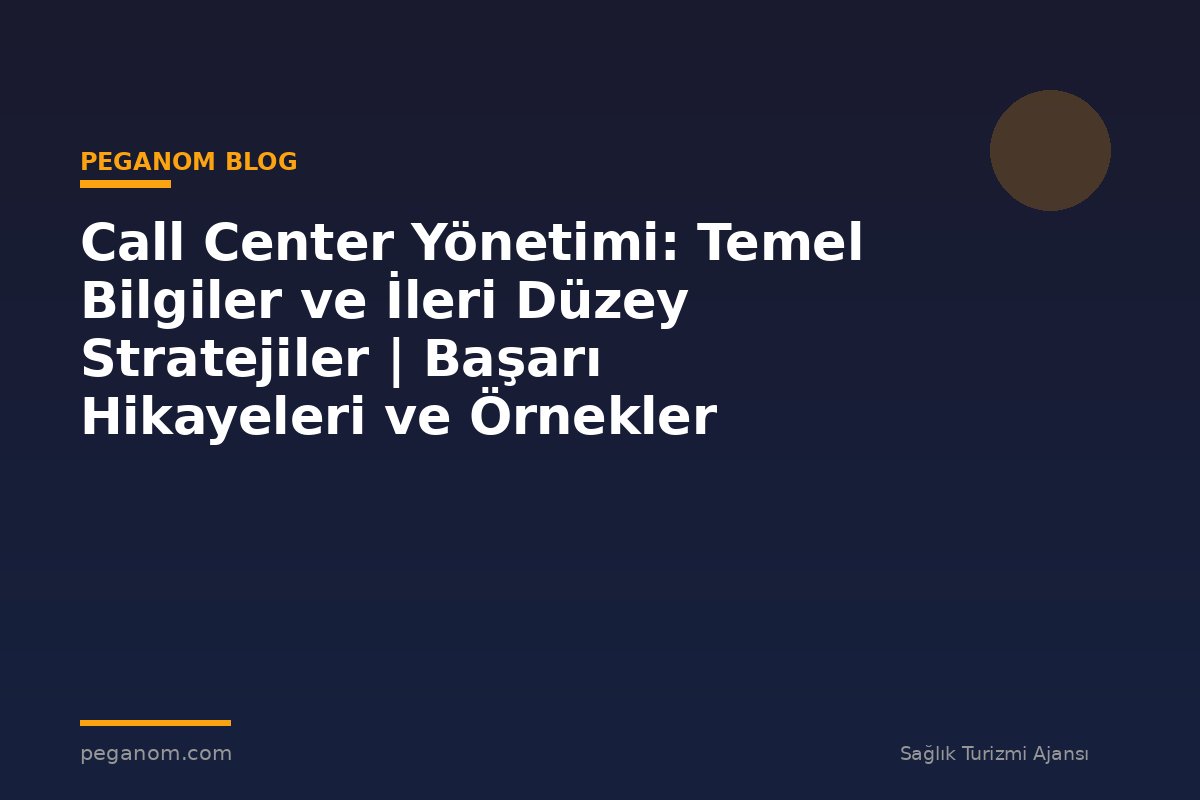 Call Center Yönetimi: Temel Bilgiler ve İleri Düzey Stratejiler | Başarı Hikayeleri ve Örnekler
