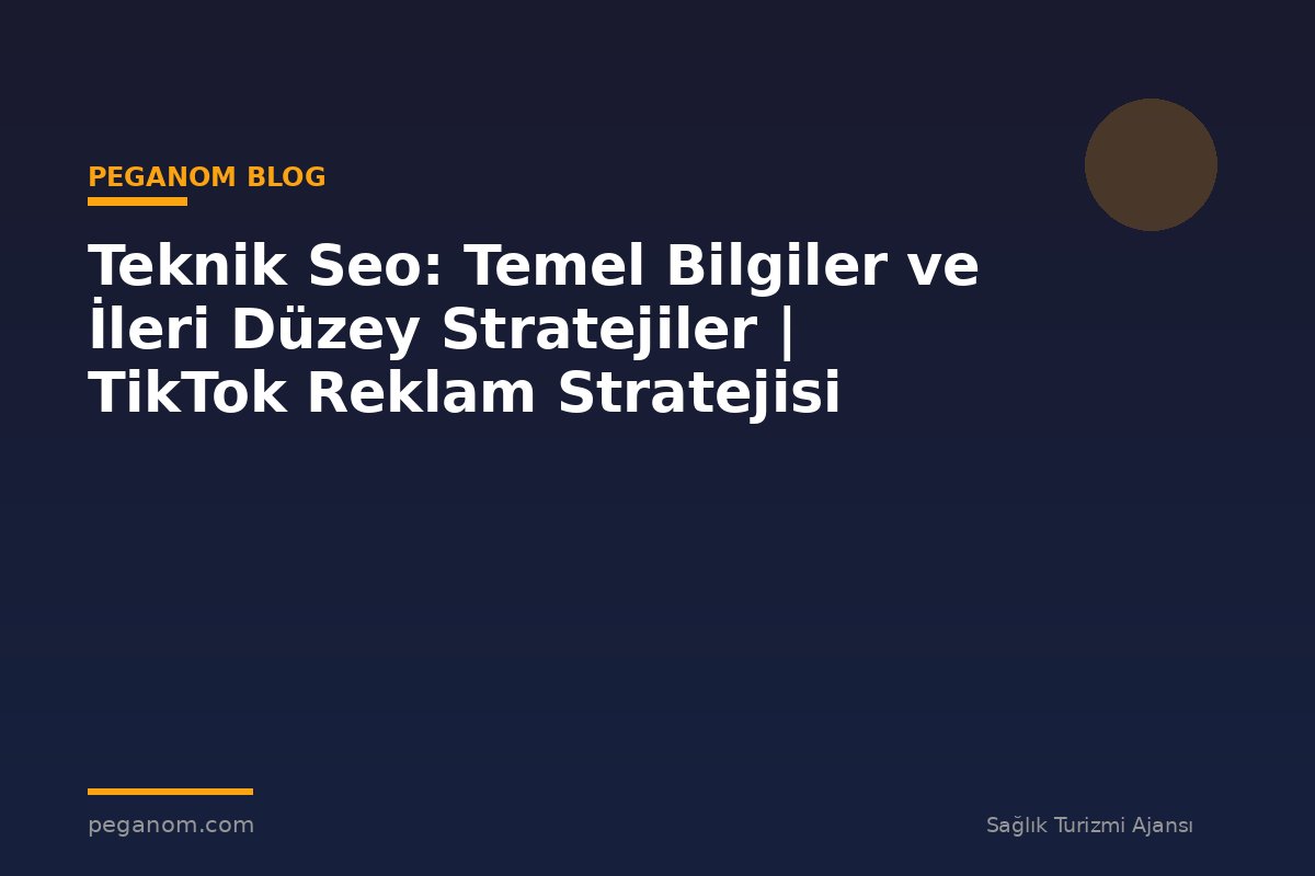 Teknik Seo: Temel Bilgiler ve İleri Düzey Stratejiler | TikTok Reklam Stratejisi