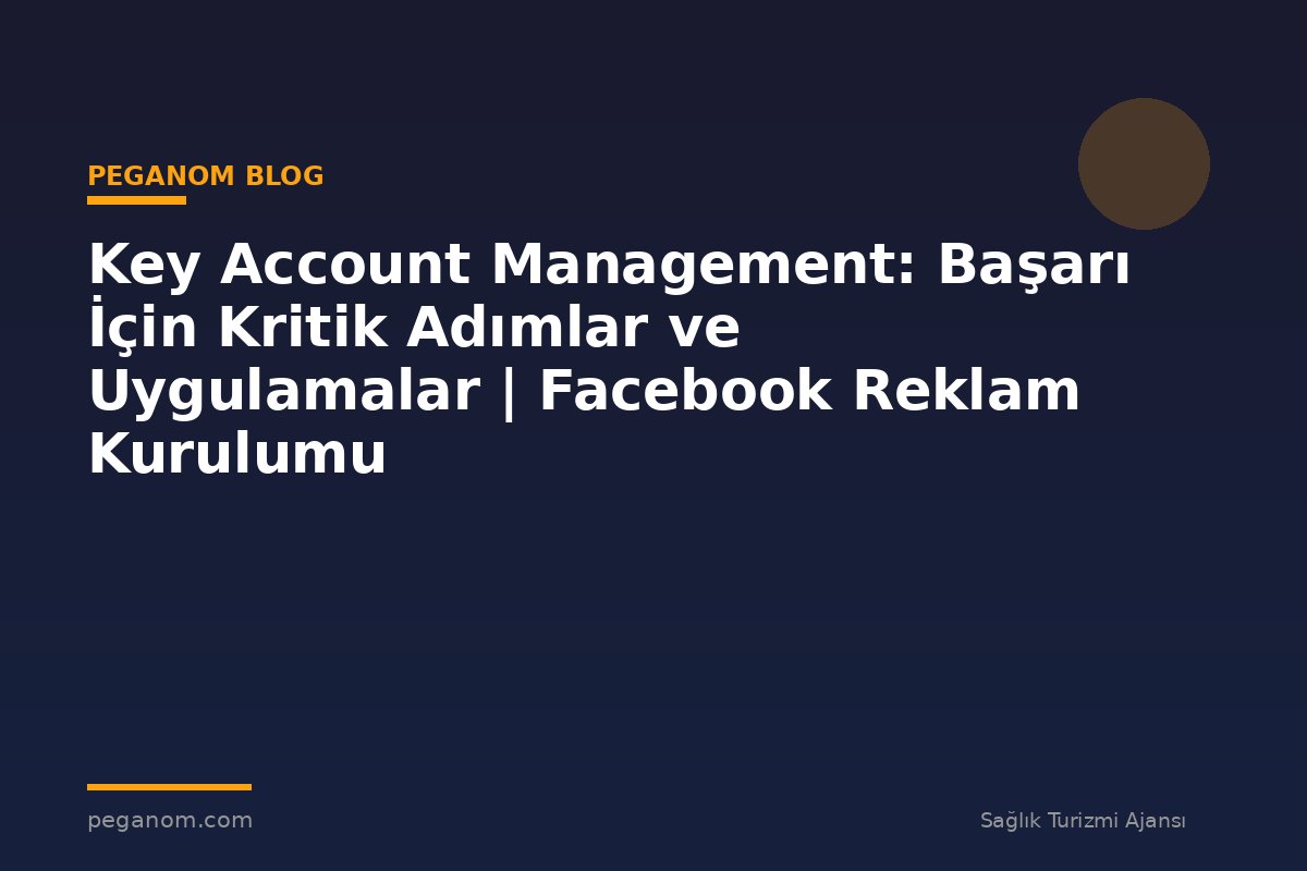 Key Account Management: Başarı İçin Kritik Adımlar ve Uygulamalar | Facebook Reklam Kurulumu