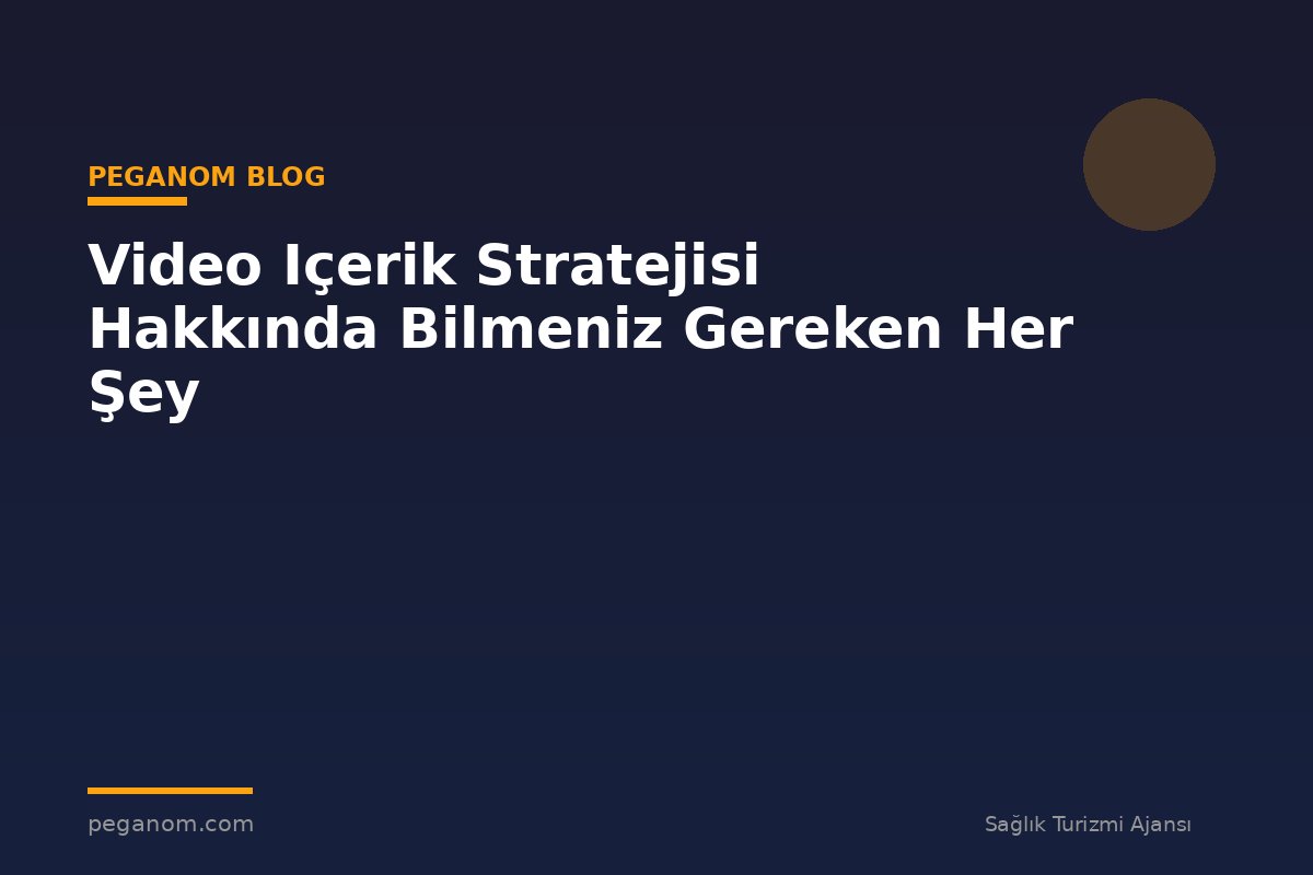 Video Içerik Stratejisi Hakkında Bilmeniz Gereken Her Şey