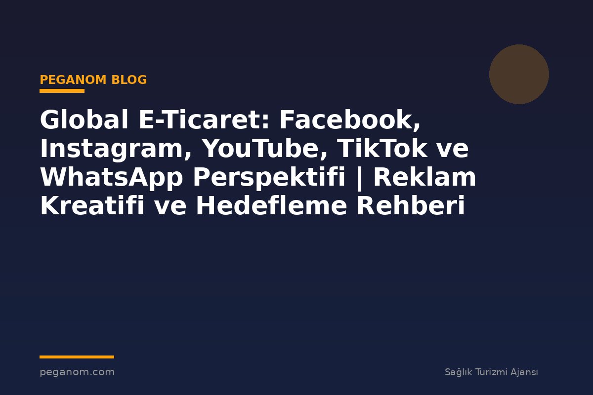 Global E-Ticaret: Facebook, Instagram, YouTube, TikTok ve WhatsApp Perspektifi | Reklam Kreatifi ve Hedefleme Rehberi