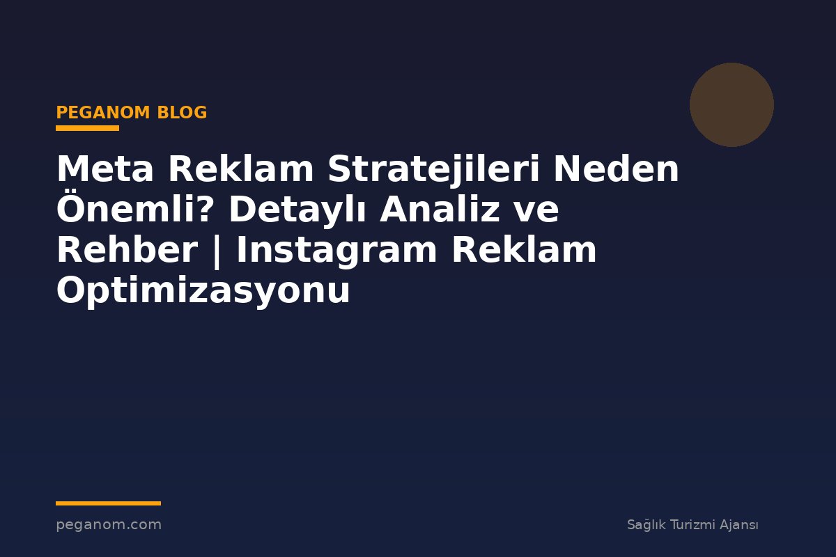 Meta Reklam Stratejileri Neden Önemli? Detaylı Analiz ve Rehber | Instagram Reklam Optimizasyonu