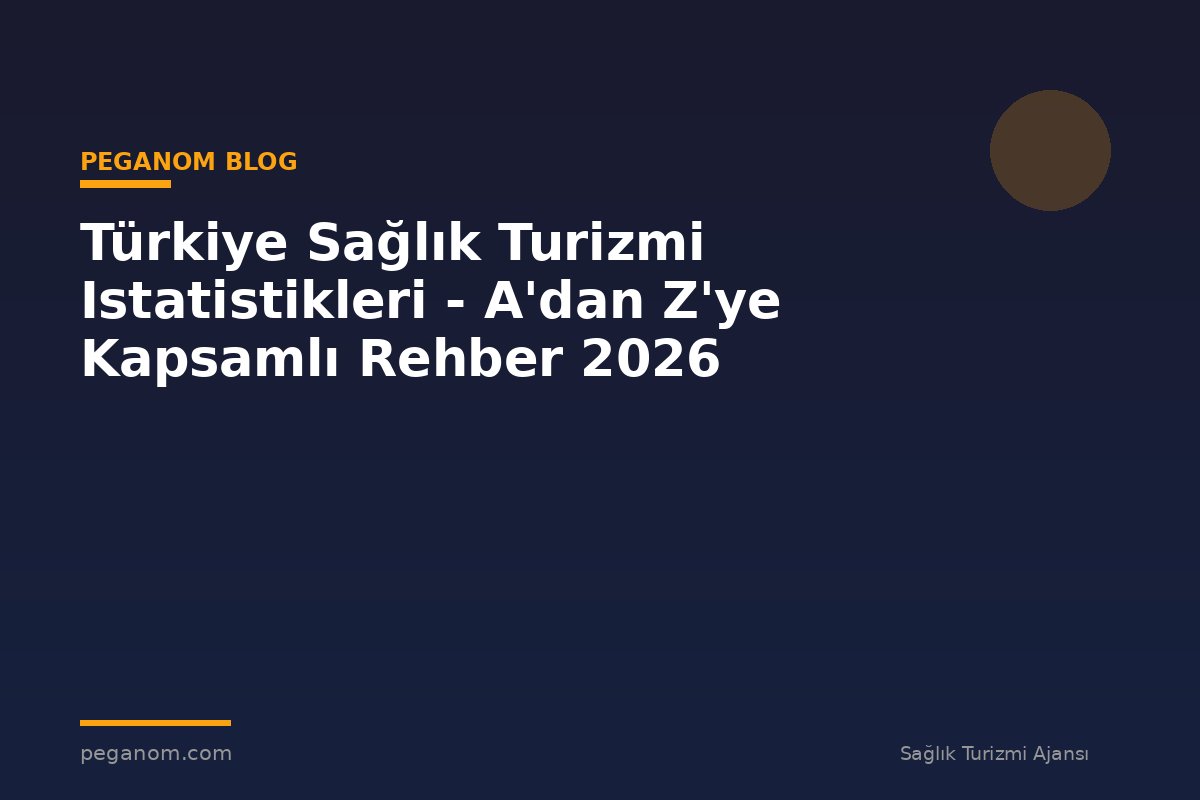 Türkiye Sağlık Turizmi Istatistikleri - A'dan Z'ye Kapsamlı Rehber 2026