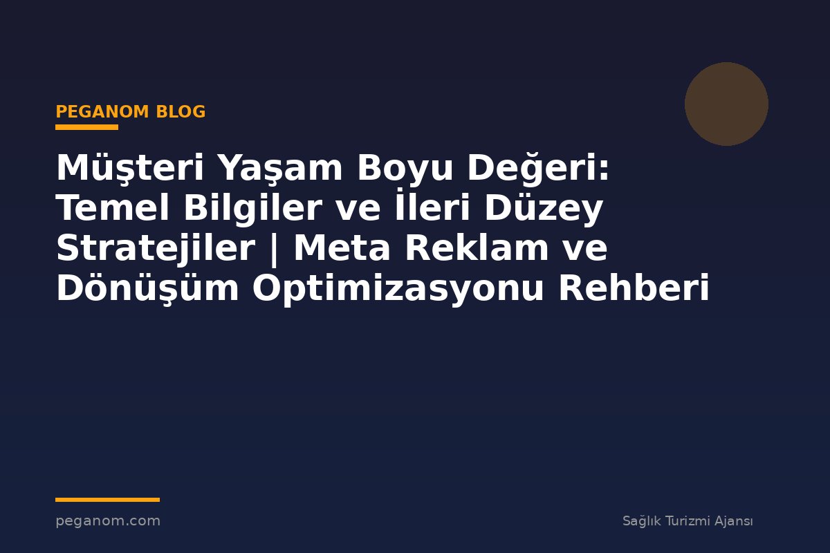 Müşteri Yaşam Boyu Değeri: Temel Bilgiler ve İleri Düzey Stratejiler | Meta Reklam ve Dönüşüm Optimizasyonu Rehberi