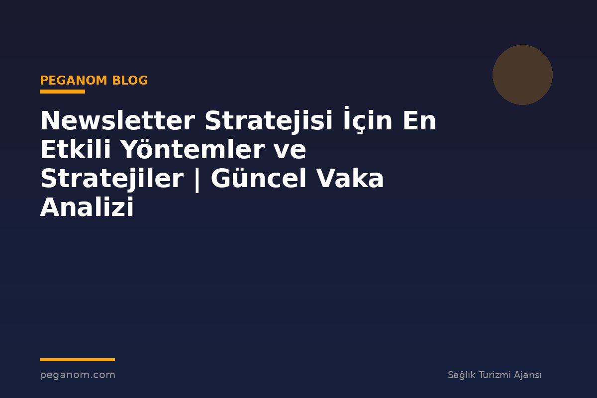 Newsletter Stratejisi İçin En Etkili Yöntemler ve Stratejiler | Güncel Vaka Analizi