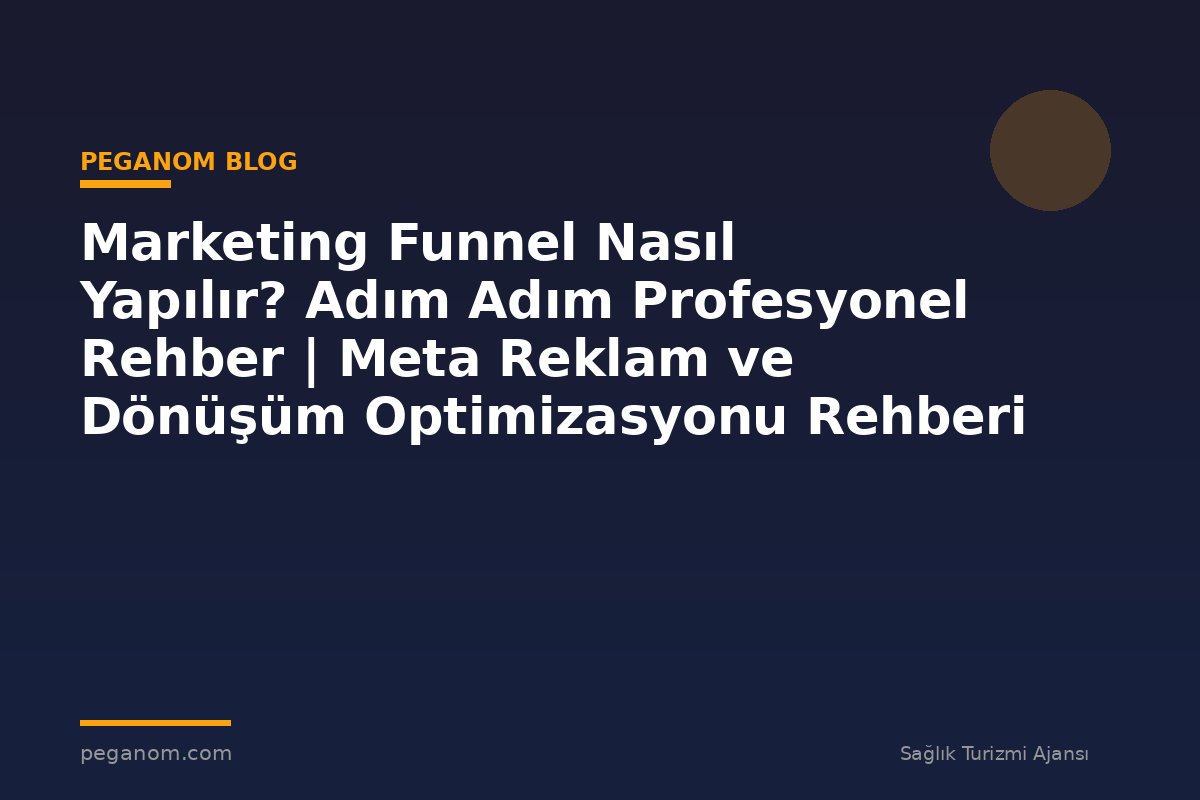 Marketing Funnel Nasıl Yapılır? Adım Adım Profesyonel Rehber | Meta Reklam ve Dönüşüm Optimizasyonu Rehberi
