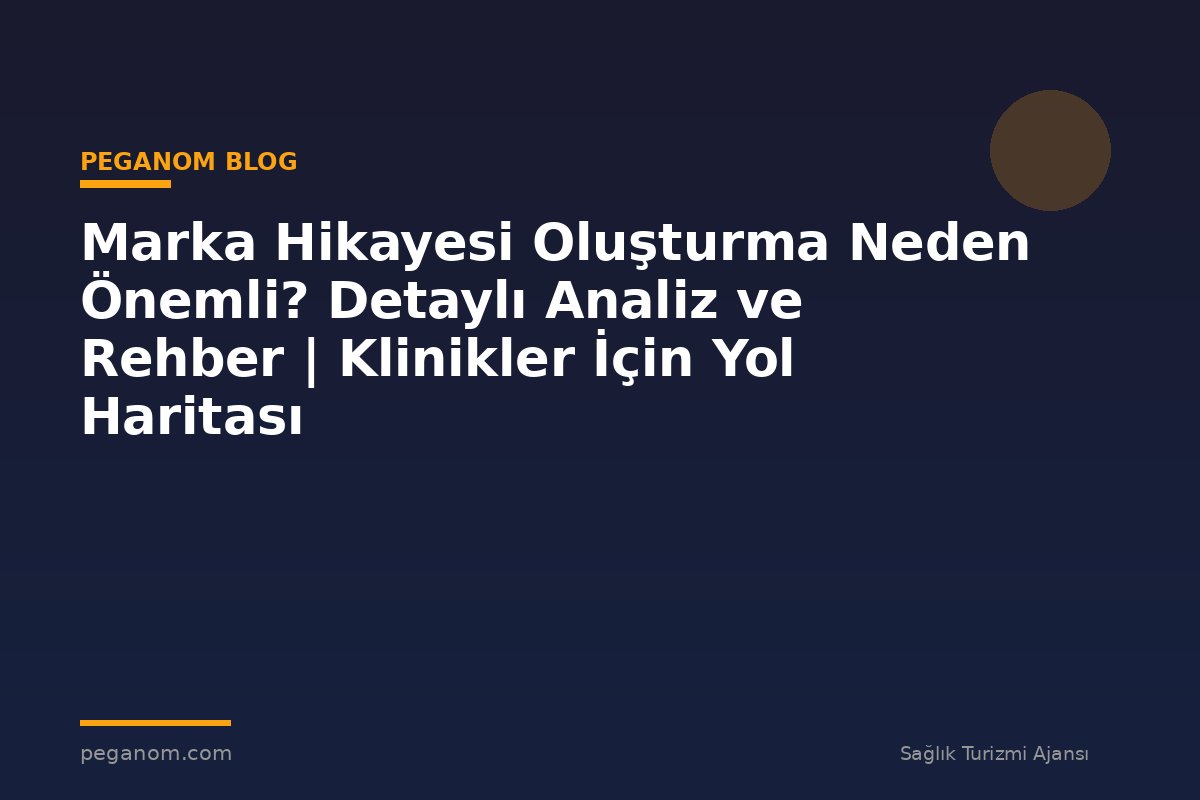 Marka Hikayesi Oluşturma Neden Önemli? Detaylı Analiz ve Rehber | Klinikler İçin Yol Haritası