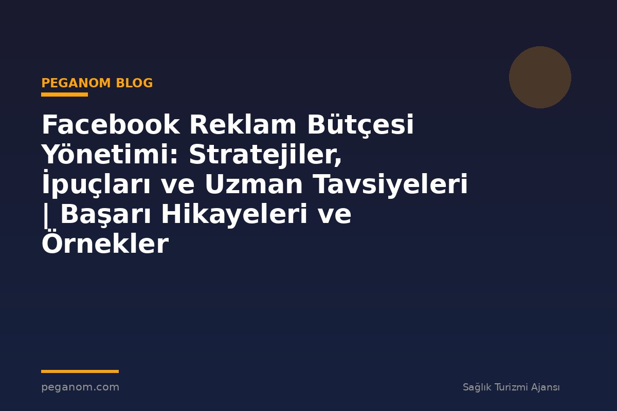 Facebook Reklam Bütçesi Yönetimi: Stratejiler, İpuçları ve Uzman Tavsiyeleri | Başarı Hikayeleri ve Örnekler