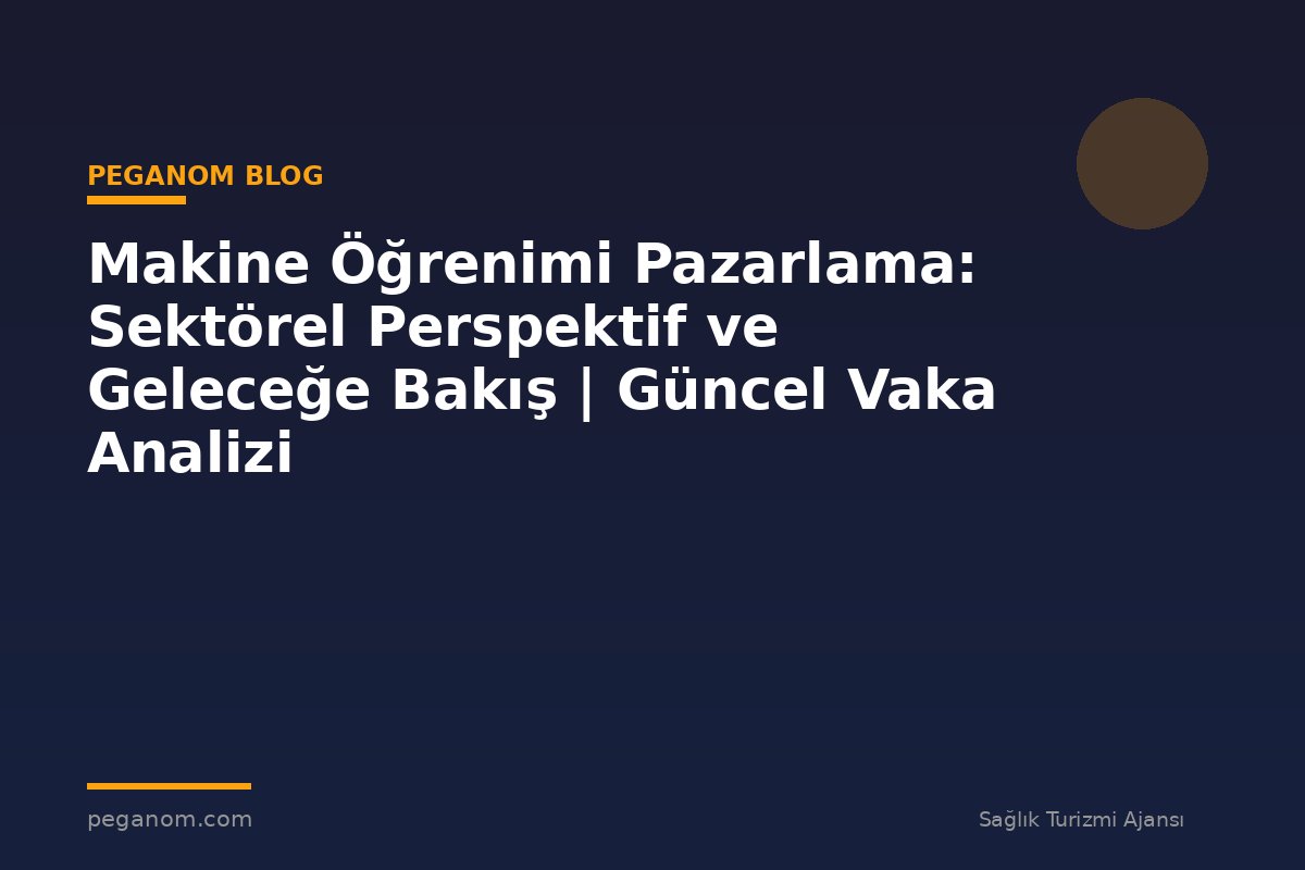 Makine Öğrenimi Pazarlama: Sektörel Perspektif ve Geleceğe Bakış | Güncel Vaka Analizi