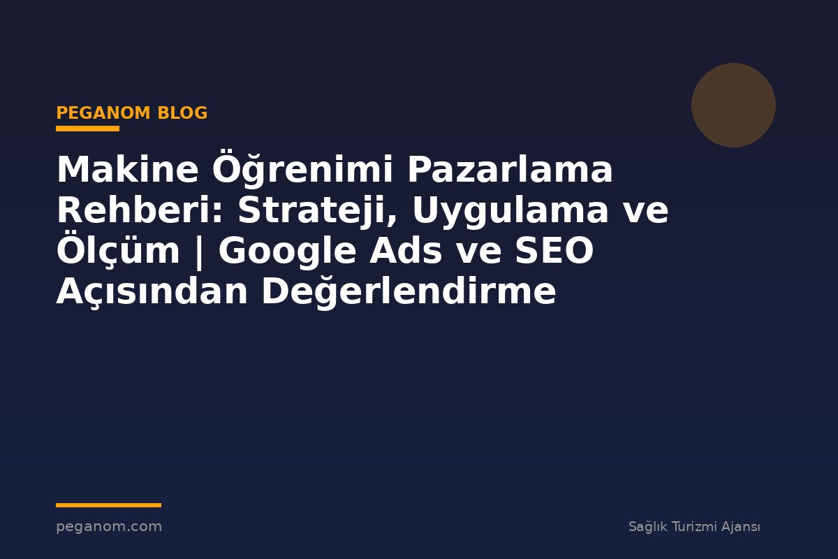 Makine Öğrenimi Pazarlama Rehberi: Strateji, Uygulama ve Ölçüm | Google Ads ve SEO Açısından Değerlendirme