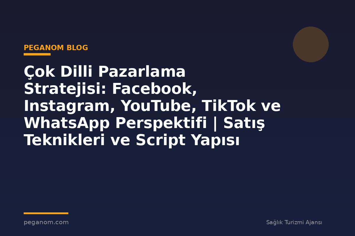 Çok Dilli Pazarlama Stratejisi: Facebook, Instagram, YouTube, TikTok ve WhatsApp Perspektifi | Satış Teknikleri ve Script Yapısı