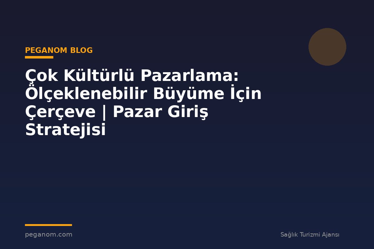 Çok Kültürlü Pazarlama: Ölçeklenebilir Büyüme İçin Çerçeve | Pazar Giriş Stratejisi
