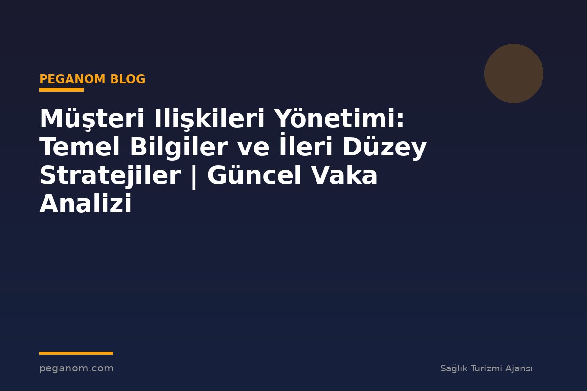 Müşteri Ilişkileri Yönetimi: Temel Bilgiler ve İleri Düzey Stratejiler | Güncel Vaka Analizi