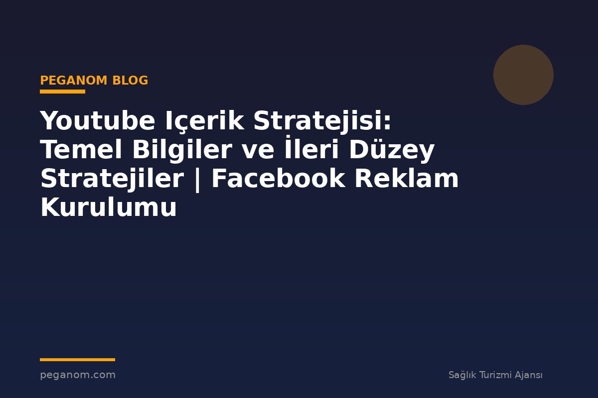 Youtube Içerik Stratejisi: Temel Bilgiler ve İleri Düzey Stratejiler | Facebook Reklam Kurulumu