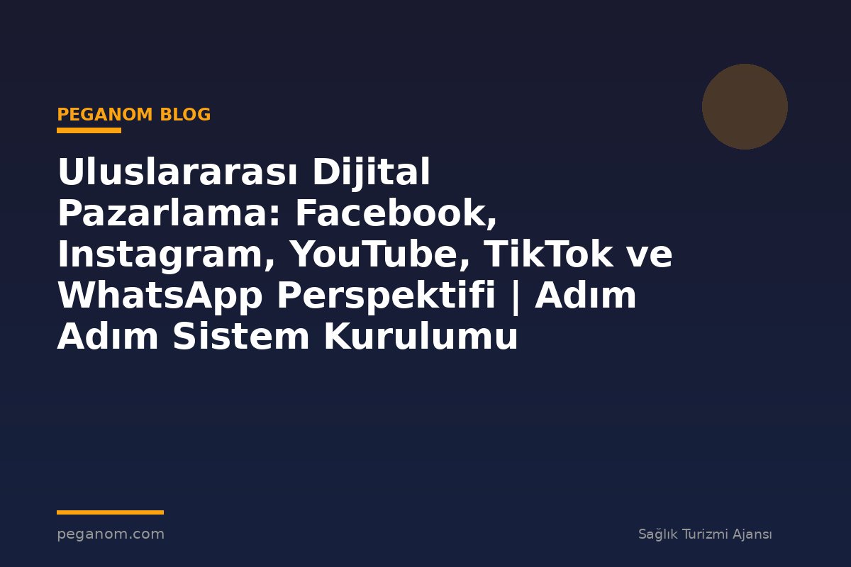Uluslararası Dijital Pazarlama: Facebook, Instagram, YouTube, TikTok ve WhatsApp Perspektifi | Adım Adım Sistem Kurulumu