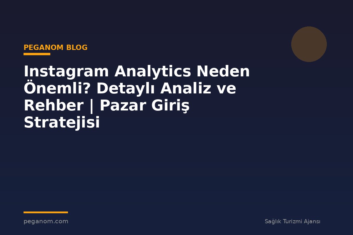 Instagram Analytics Neden Önemli? Detaylı Analiz ve Rehber | Pazar Giriş Stratejisi