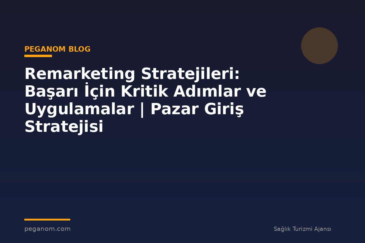 Remarketing Stratejileri: Başarı İçin Kritik Adımlar ve Uygulamalar | Pazar Giriş Stratejisi