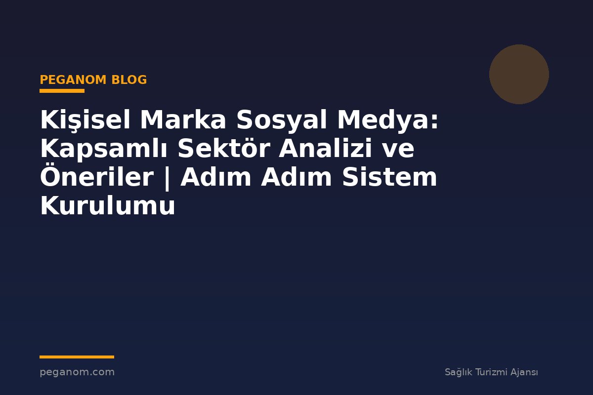 Kişisel Marka Sosyal Medya: Kapsamlı Sektör Analizi ve Öneriler | Adım Adım Sistem Kurulumu