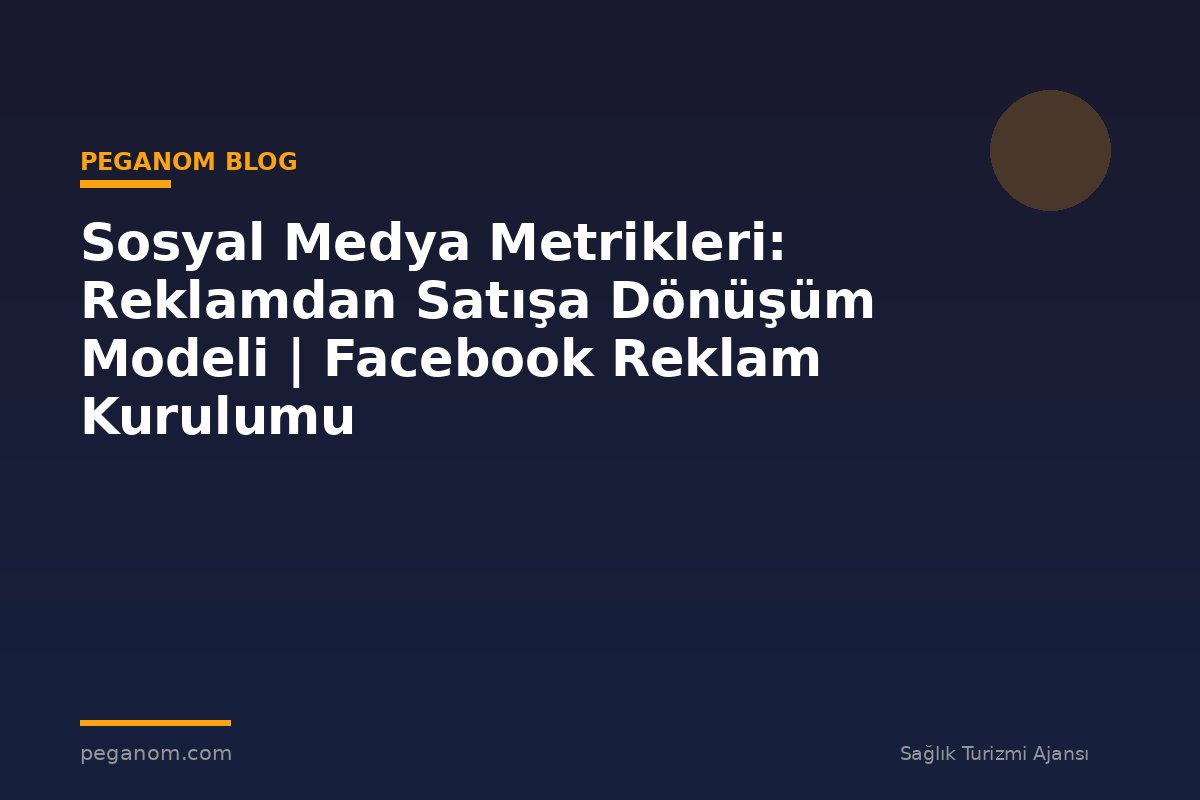 Sosyal Medya Metrikleri: Reklamdan Satışa Dönüşüm Modeli | Facebook Reklam Kurulumu