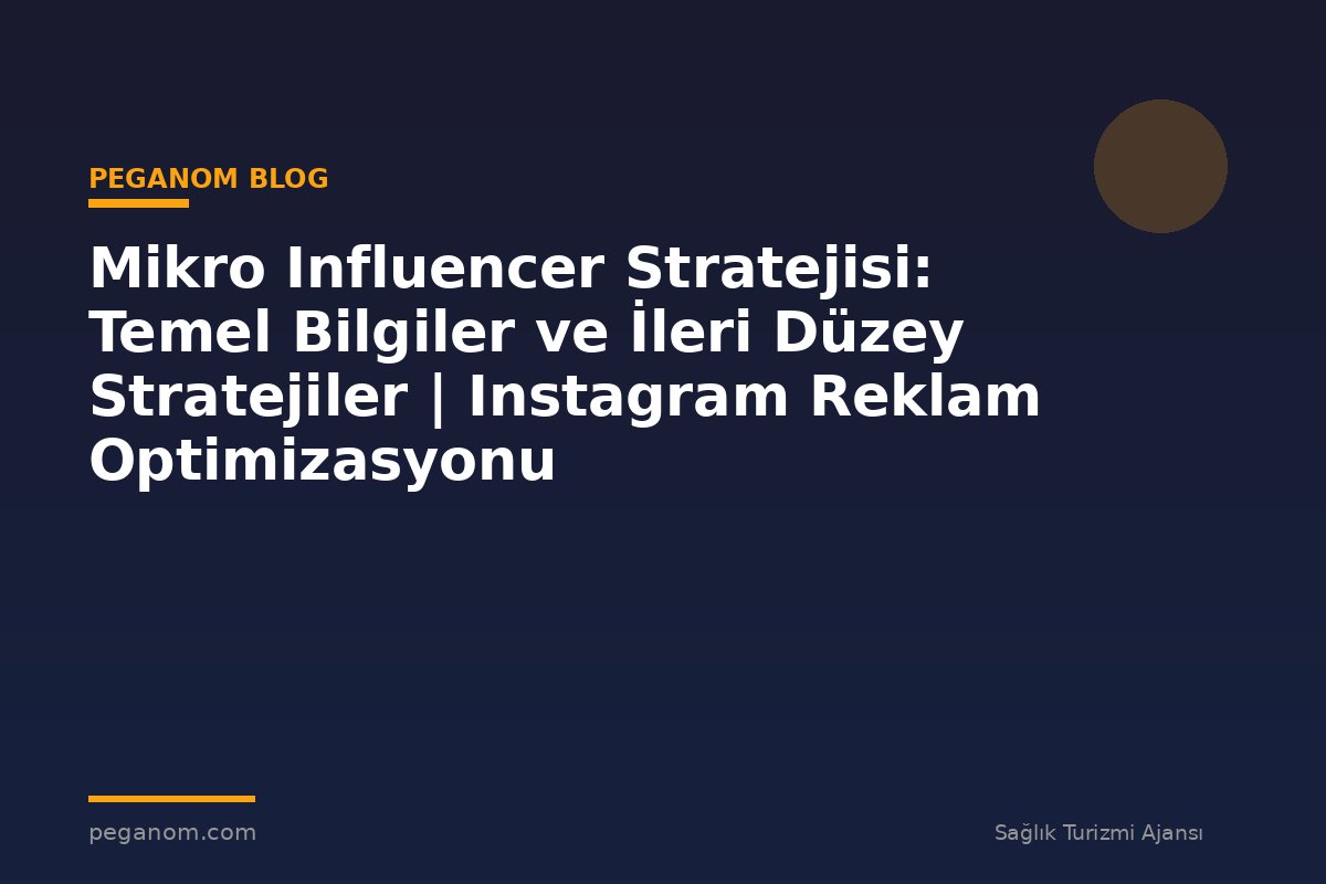 Mikro Influencer Stratejisi: Temel Bilgiler ve İleri Düzey Stratejiler | Instagram Reklam Optimizasyonu