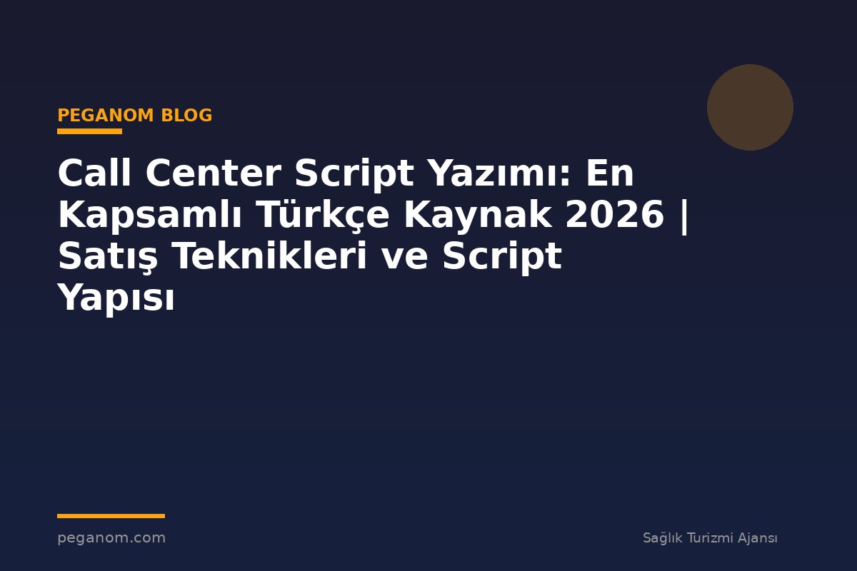 Call Center Script Yazımı: En Kapsamlı Türkçe Kaynak 2026 | Satış Teknikleri ve Script Yapısı
