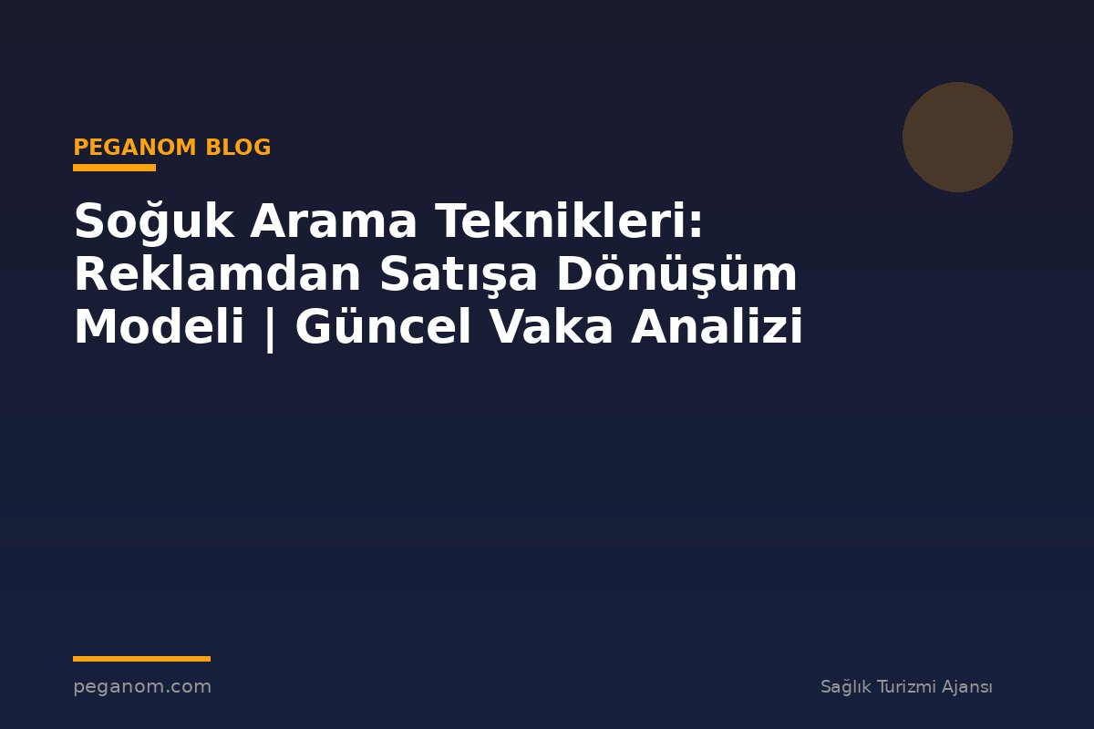 Soğuk Arama Teknikleri: Reklamdan Satışa Dönüşüm Modeli | Güncel Vaka Analizi