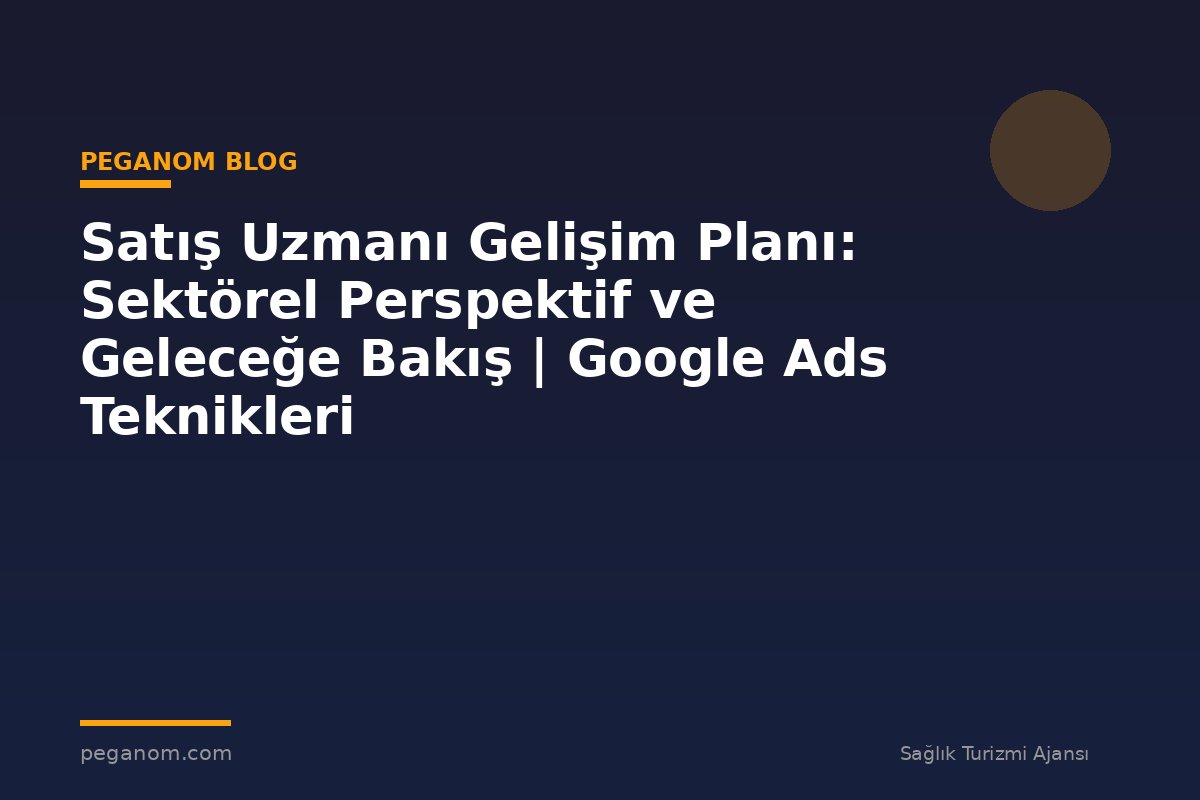 Satış Uzmanı Gelişim Planı: Sektörel Perspektif ve Geleceğe Bakış | Google Ads Teknikleri