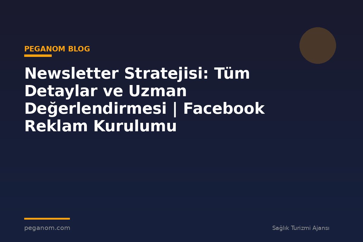Newsletter Stratejisi: Tüm Detaylar ve Uzman Değerlendirmesi | Facebook Reklam Kurulumu