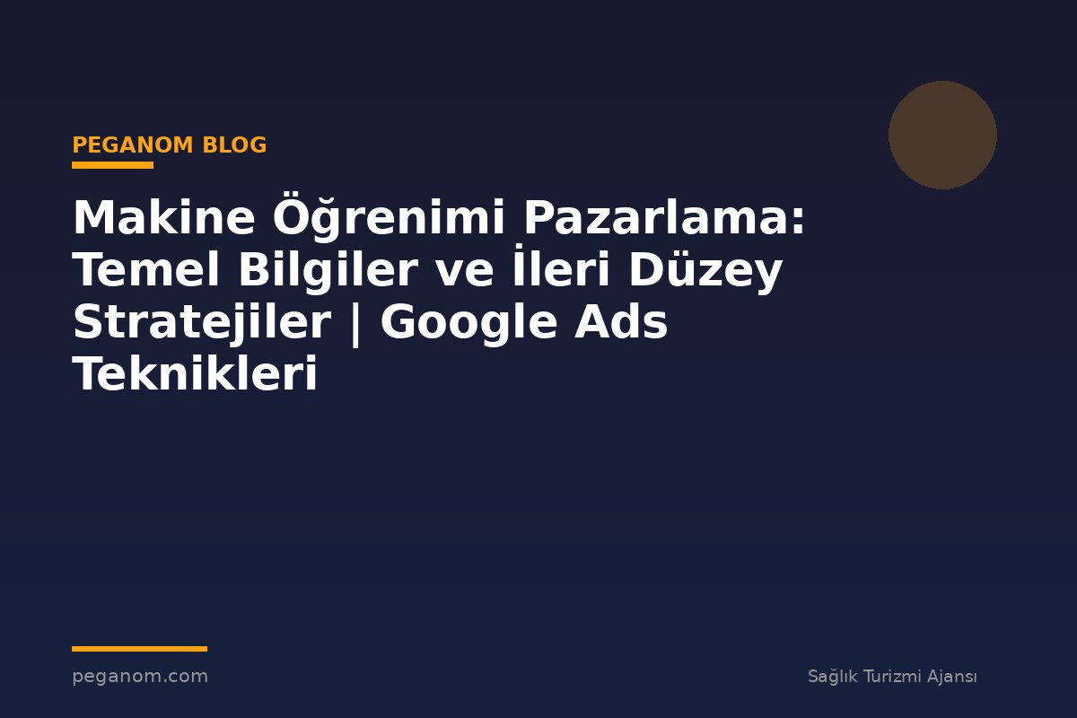 Makine Öğrenimi Pazarlama: Temel Bilgiler ve İleri Düzey Stratejiler | Google Ads Teknikleri