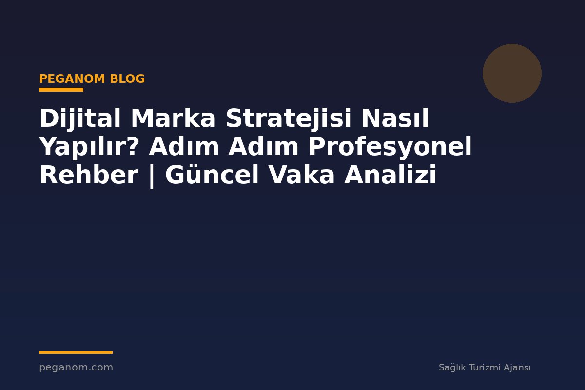 Dijital Marka Stratejisi Nasıl Yapılır? Adım Adım Profesyonel Rehber | Güncel Vaka Analizi
