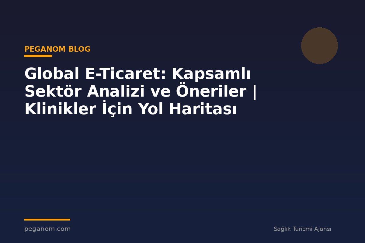 Global E-Ticaret: Kapsamlı Sektör Analizi ve Öneriler | Klinikler İçin Yol Haritası