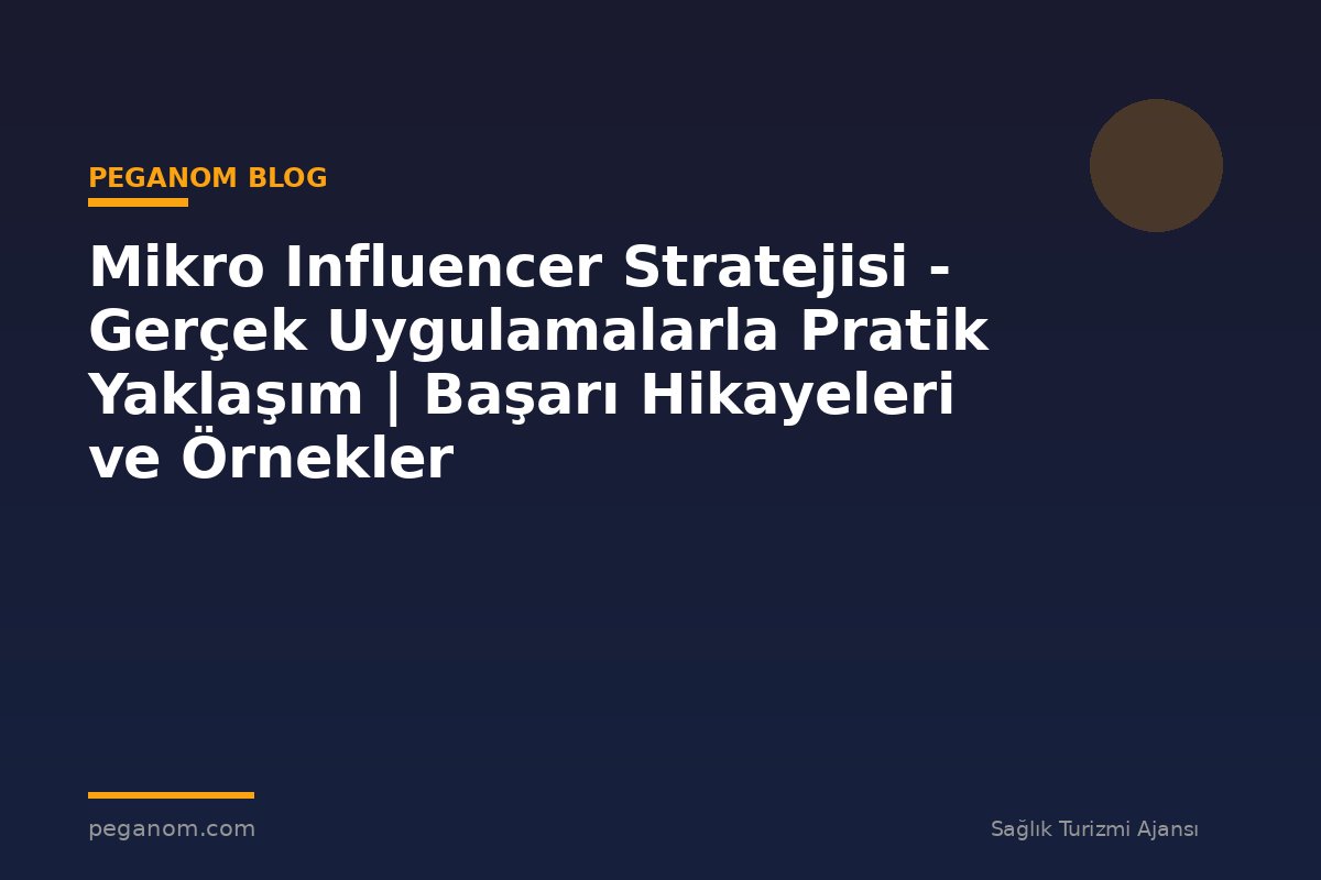 Mikro Influencer Stratejisi - Gerçek Uygulamalarla Pratik Yaklaşım | Başarı Hikayeleri ve Örnekler