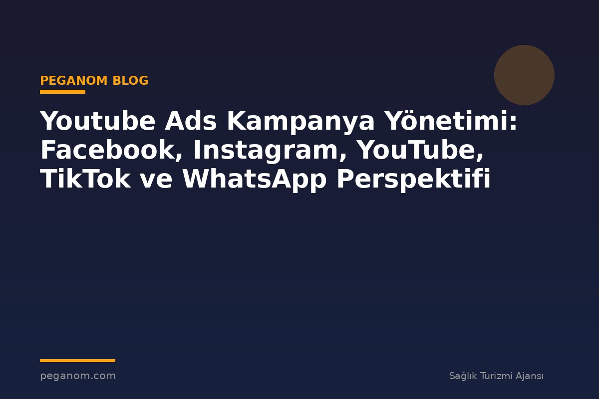 Youtube Ads Kampanya Yönetimi: Facebook, Instagram, YouTube, TikTok ve WhatsApp Perspektifi
