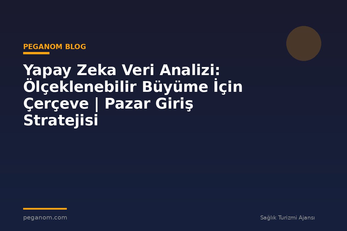 Yapay Zeka Veri Analizi: Ölçeklenebilir Büyüme İçin Çerçeve | Pazar Giriş Stratejisi